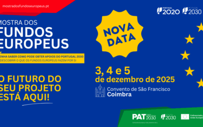 NOVA DATA da Mostra dos Fundos Europeus: 3, 4 e 5 de dezembro!