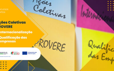 Alentejo 2030 lança 2 novos avisos PROVERE para reforçar a qualificação e internacionalização das empresas