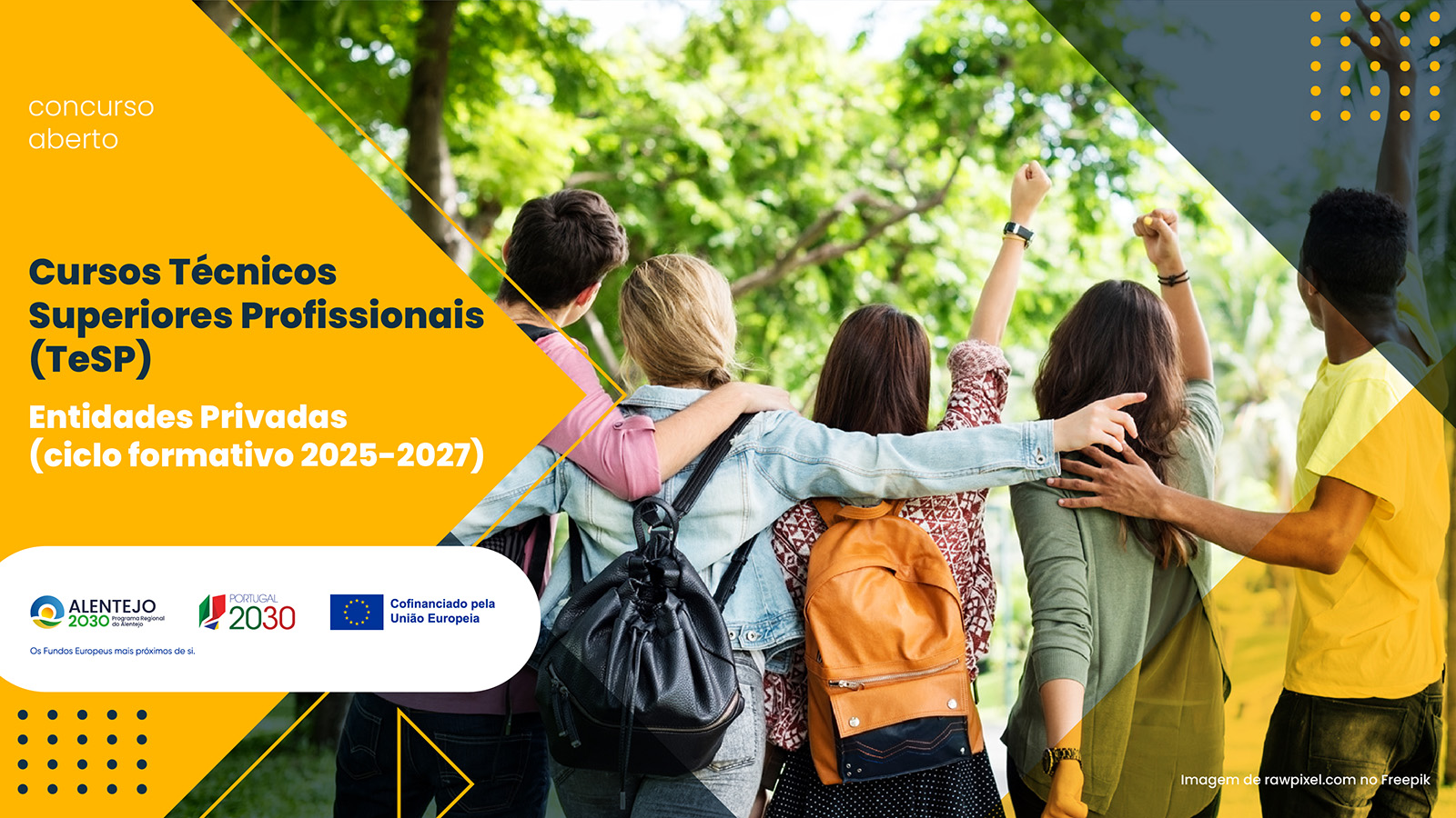 aviso_tesp_privados Alentejo 2030 abre candidaturas para Cursos Técnicos Superiores Profissionais (TeSP) em instituições privadas