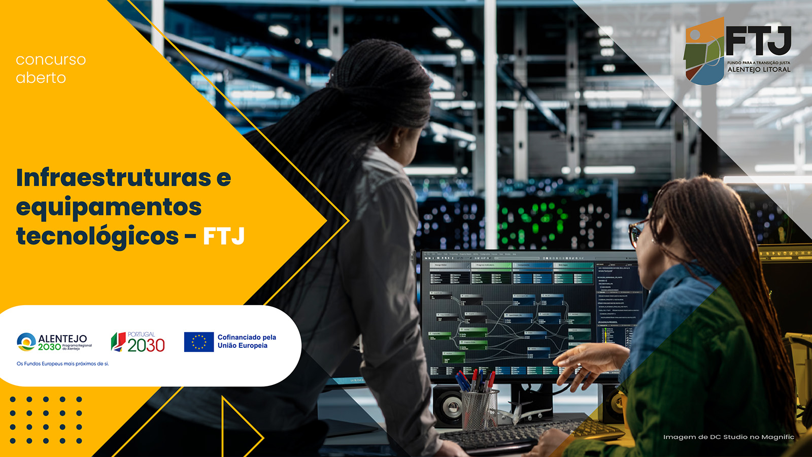 Alentejo 2030 lança concurso de 4 milhões de euros para infraestruturas tecnológicas no Alentejo Litoral