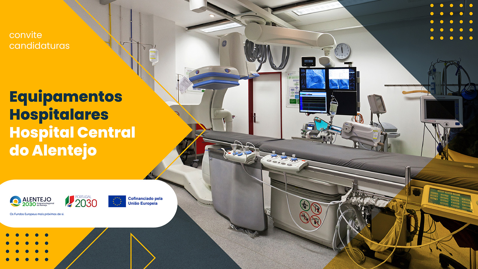 Alentejo 2030 disponibiliza mais de 1 milhão de euros para equipamentos do Hospital Central do Alentejo